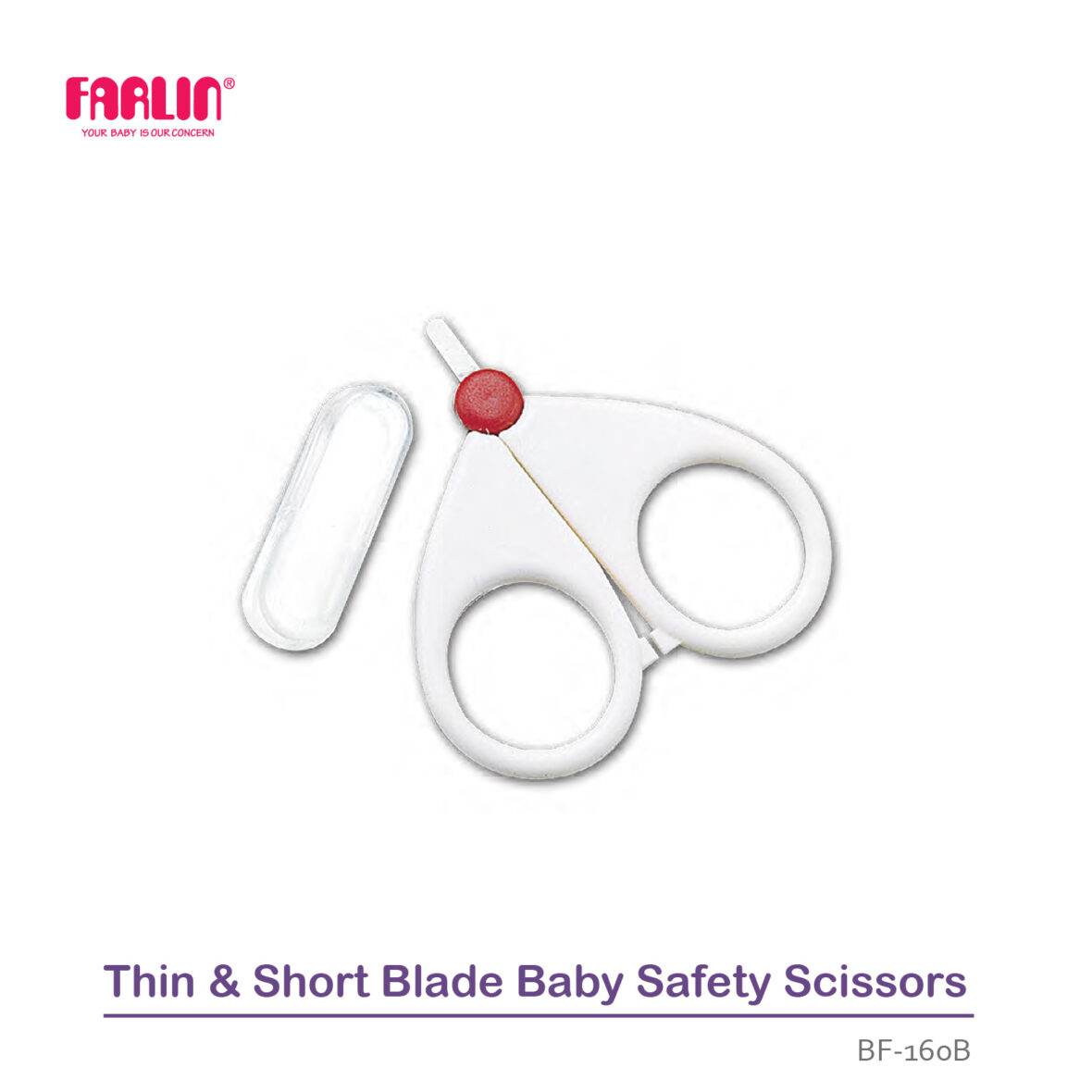 Farlin Doctor J. Baby Safety Scissors – Thin & Short Blade