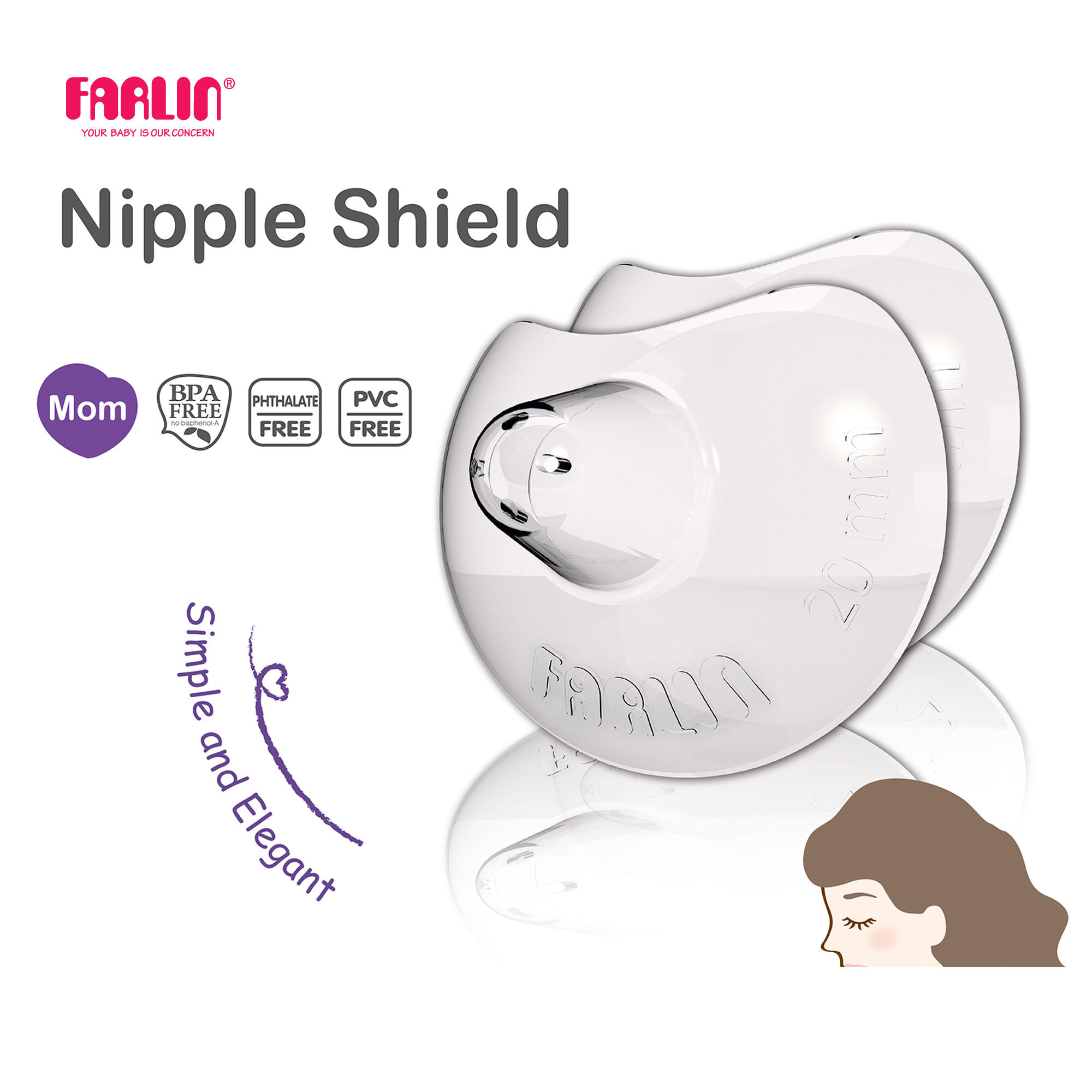 Nipple Shields Size 1 - Breastfeeding Accessories by MAM