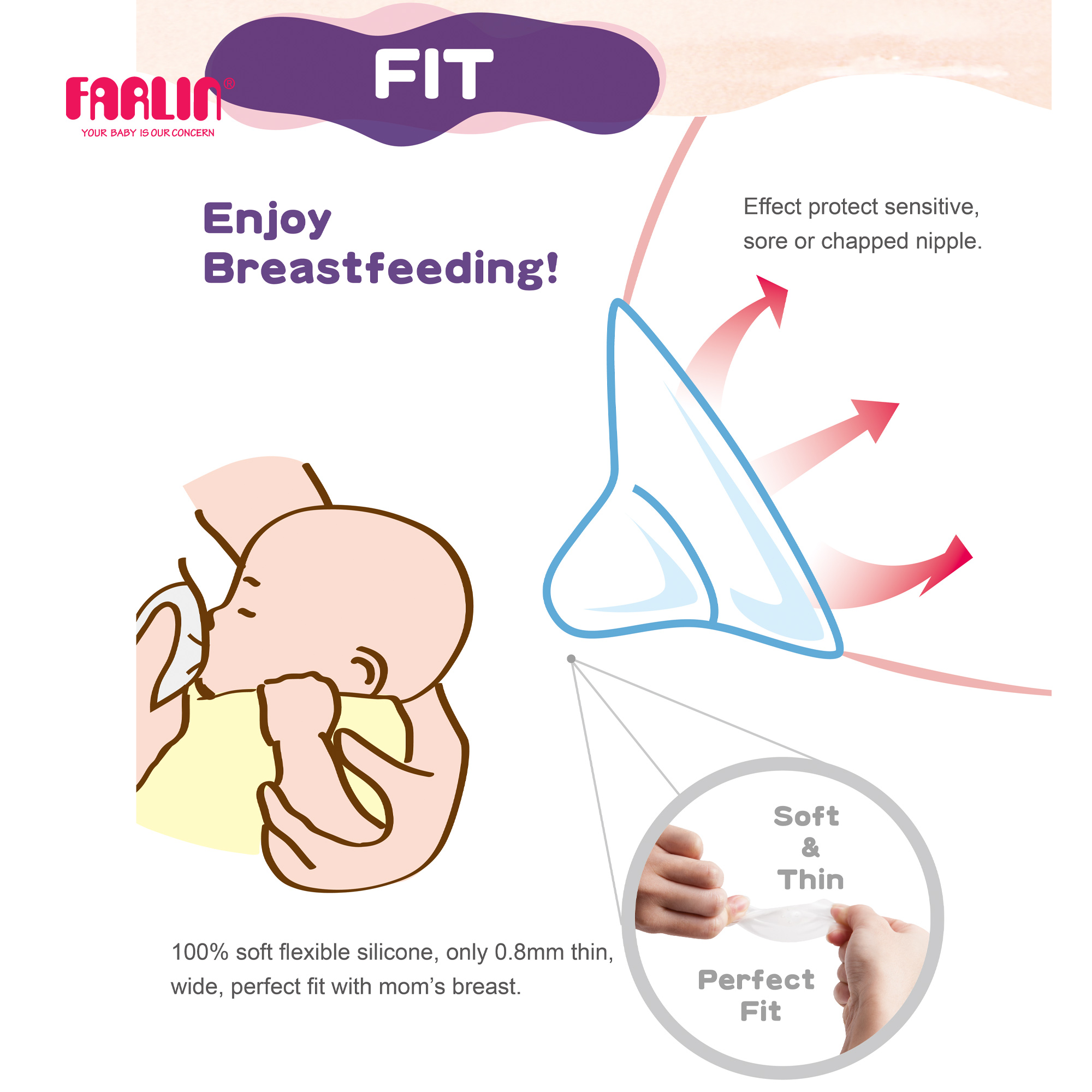 Nipple Shield Farlin- 20mm