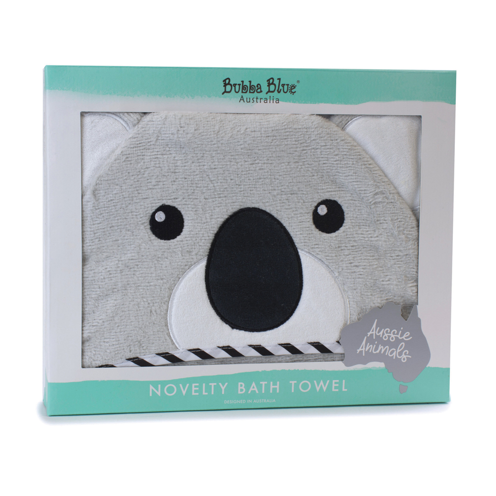 Bubba Blue Aussie Animals Novelty Hooded Bath Towel – Koala