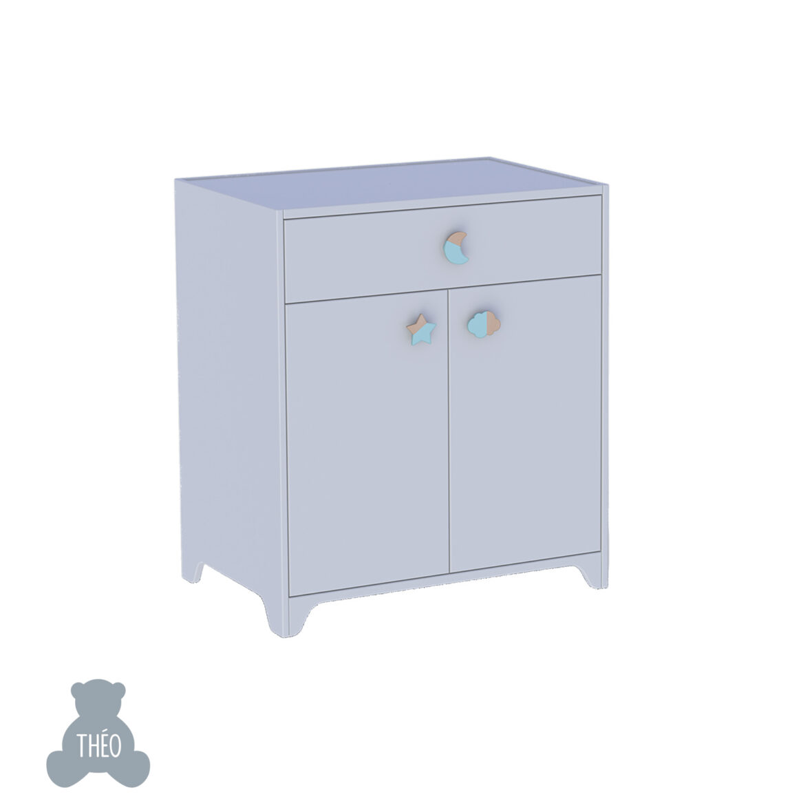 THEO Chest of 2 Doors & 1 Drawer – Lou