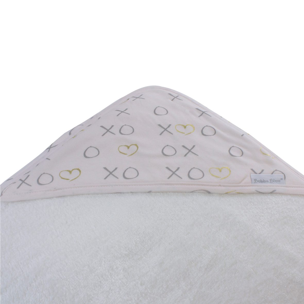 Bubba Blue Pink Bloom Bamboo Hooded Towel