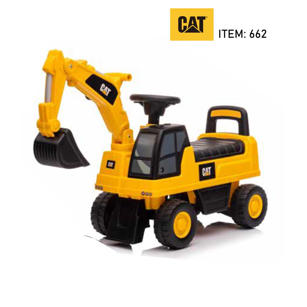 Ride-On Push Car – Caterpillar Ride Excavator