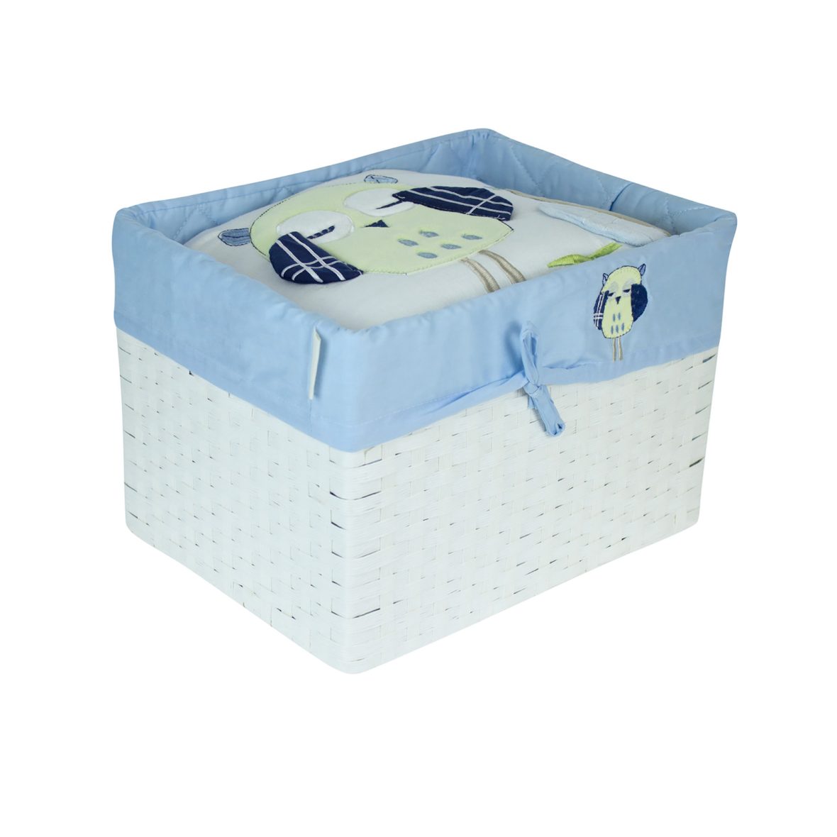 Bubba Blue Baby Owl Boy 6PC Bedding Set